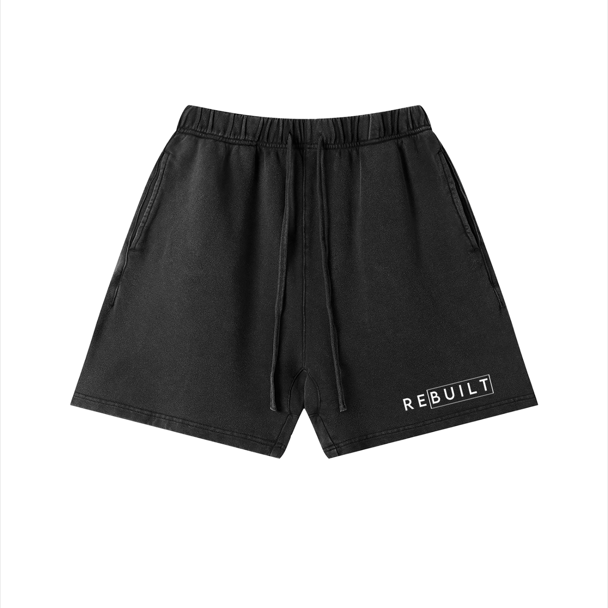ReBuilt | Unisex Vintage Wash Cotton Shorts