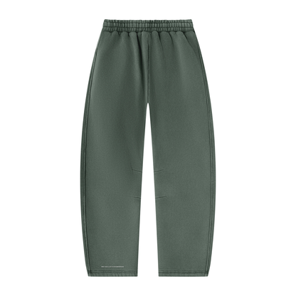Rebuilt | Unisex Vintage Wash Barrel Leg Fleece Sweatpants