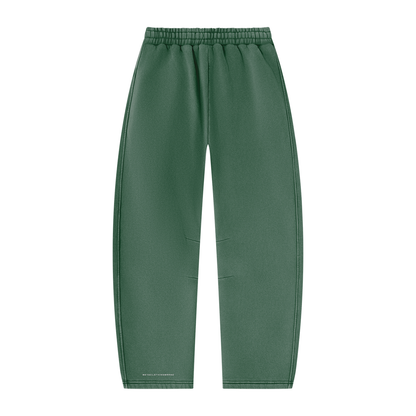 Rebuilt | Unisex Vintage Wash Barrel Leg Fleece Sweatpants