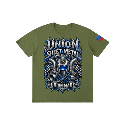 Union Sheet Metal Worker | Pure Cotton Unisex T-Shirt