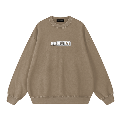 Rebuilt | Fall | Snow Washed Oversized Sweatshirt