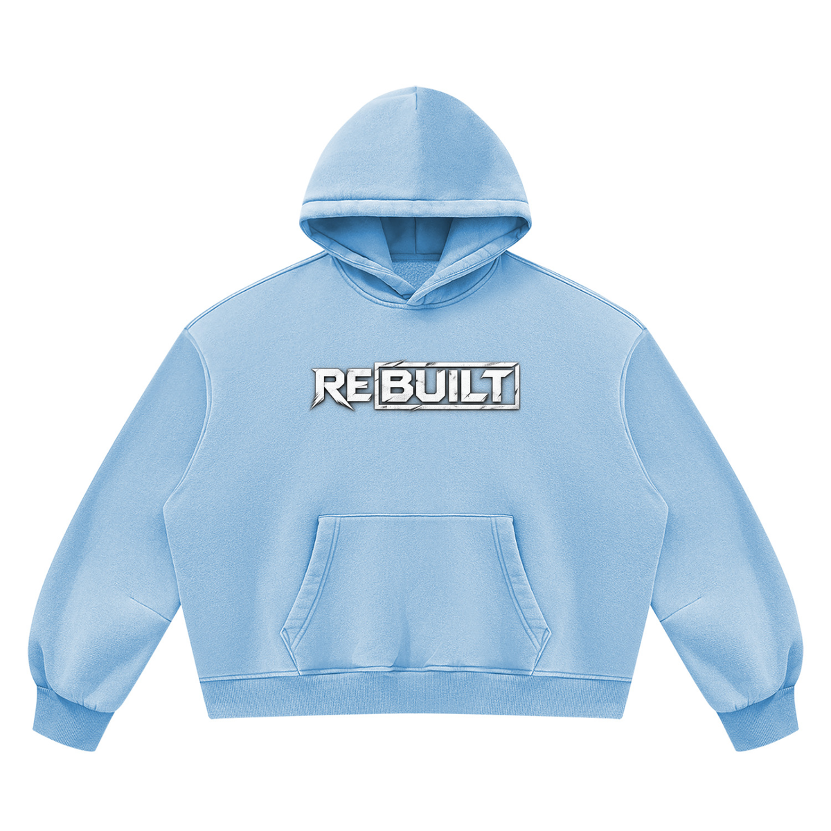 Rebuilt | Unisex Vintage Wash Boxy Fleece Hoodie