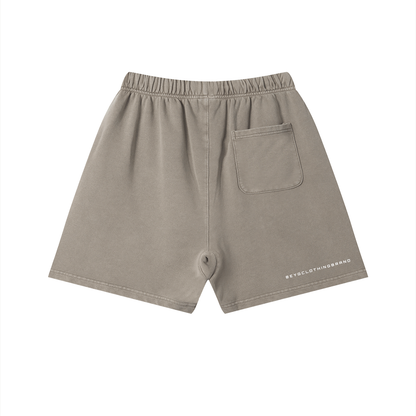 ReBuilt | Unisex Vintage Wash Cotton Shorts